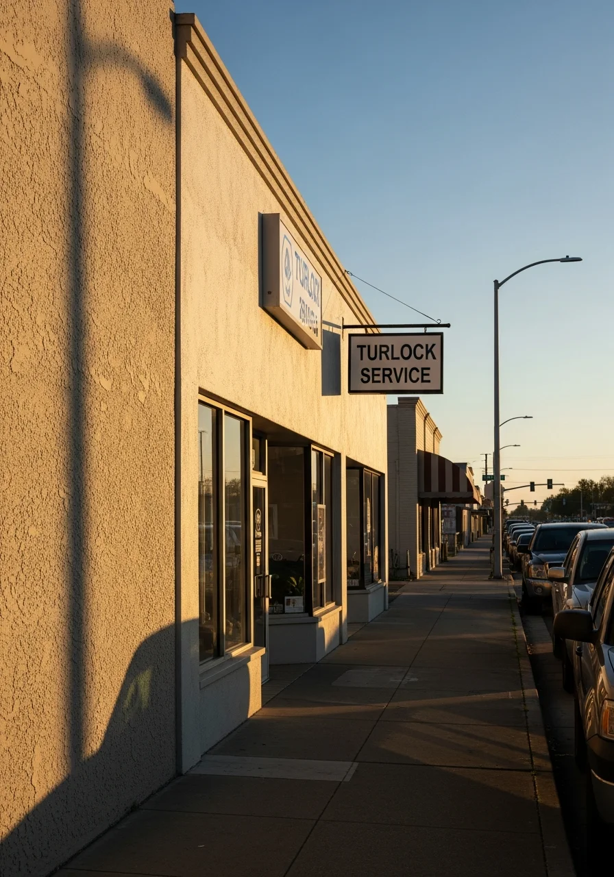 Detail of a Turlock property exterior showing quality materials and professional workmanship standards.